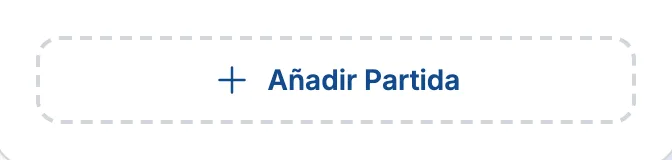 Botón «Añadir Partida»