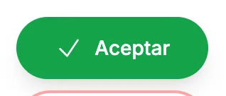 Botón verde «Aceptar»